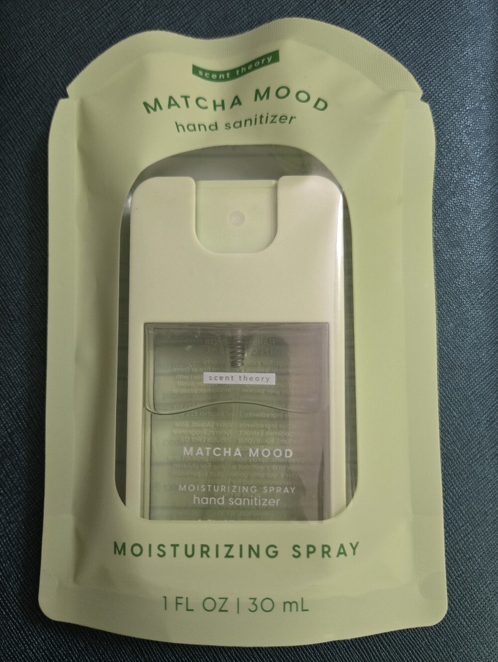 Scent Theory Matcha Mood Moisturizing Hand Sanitizer Spray